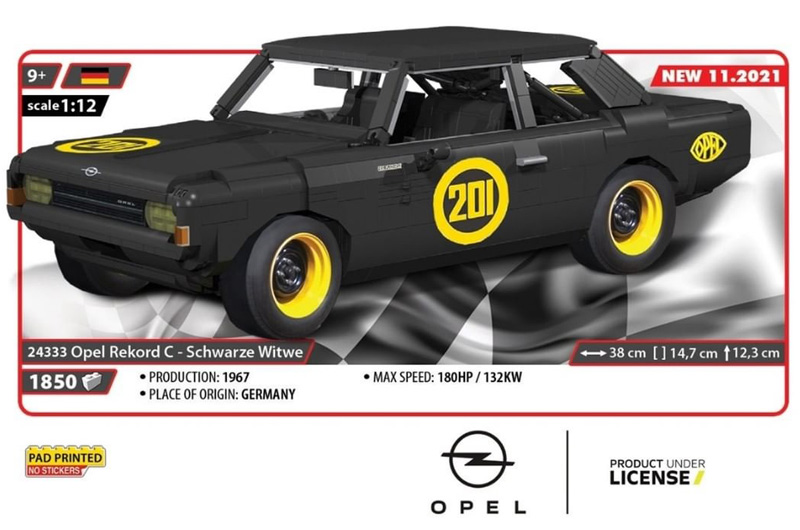 COBI Opel Rekord Schwarze Witwe 24333