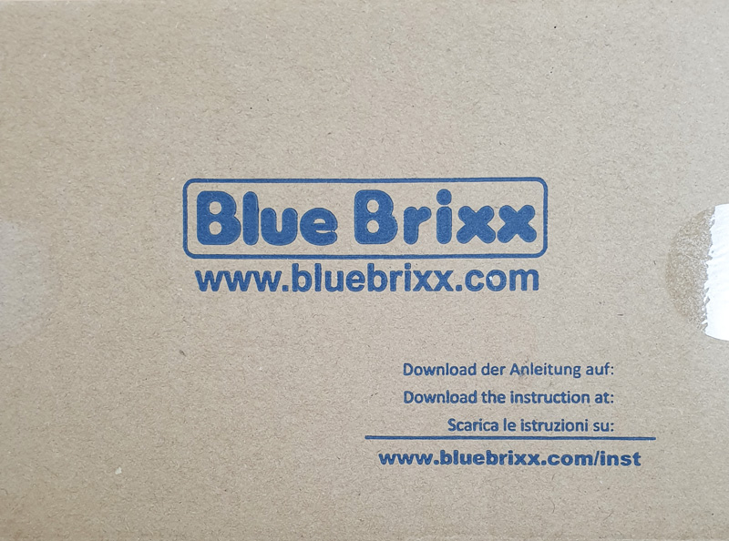 BlueBrixx brauner Pappkarton