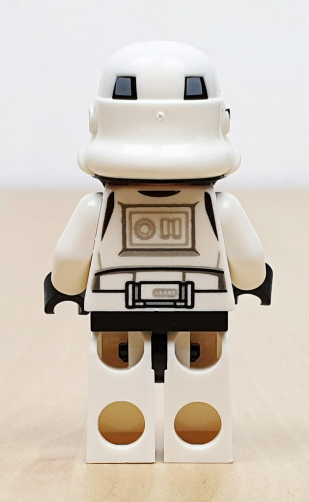 LEGO Star Wars 75307 Adventskalender Türchen 3 Minifigur Stormtrooper Rückseite
