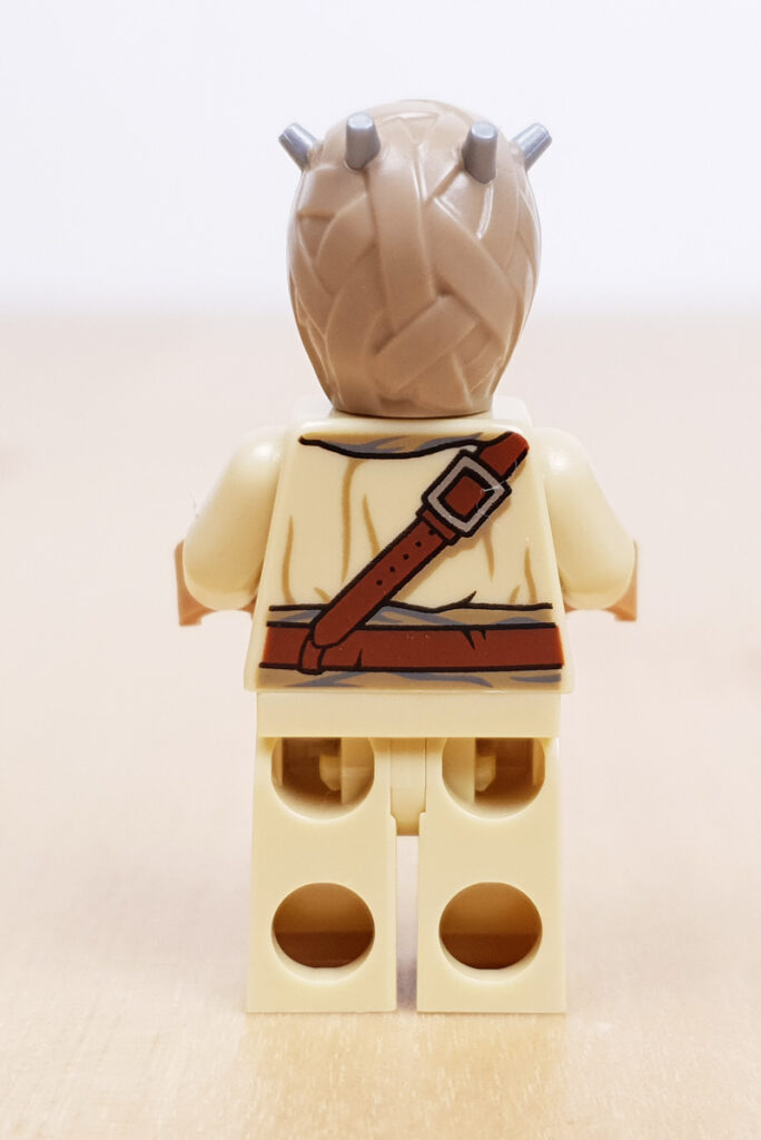 LEGO Star Wars 75307 Adventskalender Türchen 8 Minifigur Tusken Räuber Rückseite