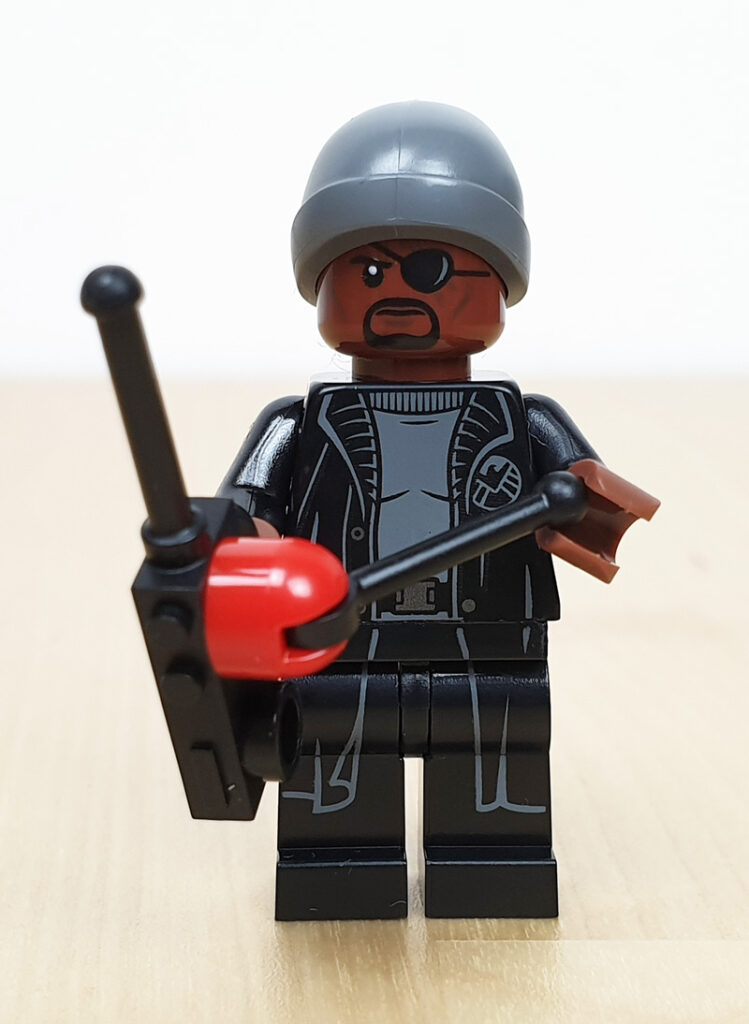 Minifigur Nick Fury Lego Marvel Adventskalender