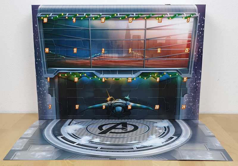 LEGO Marvel Adventskalender aufklappbares Diorama