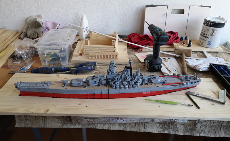 Making of Yamato Diorama