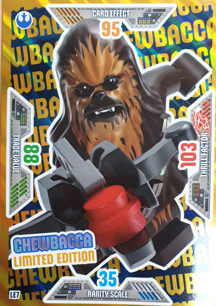 Chewbacca aus der LEGO® Star Wars™ Sammelkartenserie