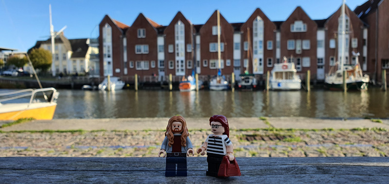 Der Steine Kanal auf der Halbinsel Eiderstedt – Klemmbausteinurlaub an der Nordseeküste