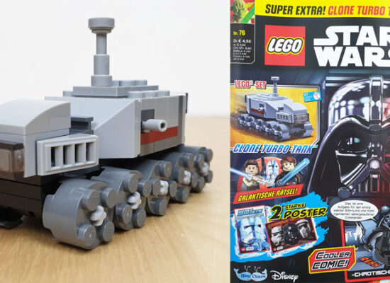 LEGO® Star Wars™ Magazin Nr. 76/2021 mit Clone Turbo Tank