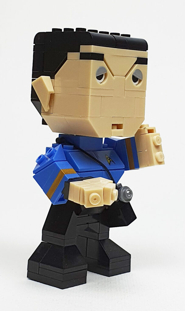 Mega Bloks Spock Seitenansicht