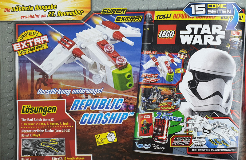 Vorschau auf das LEGO® Star Wars™ Magazin Nr. 78