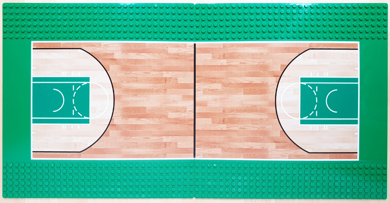 Wange Grundplatte Basketballfeld 8817