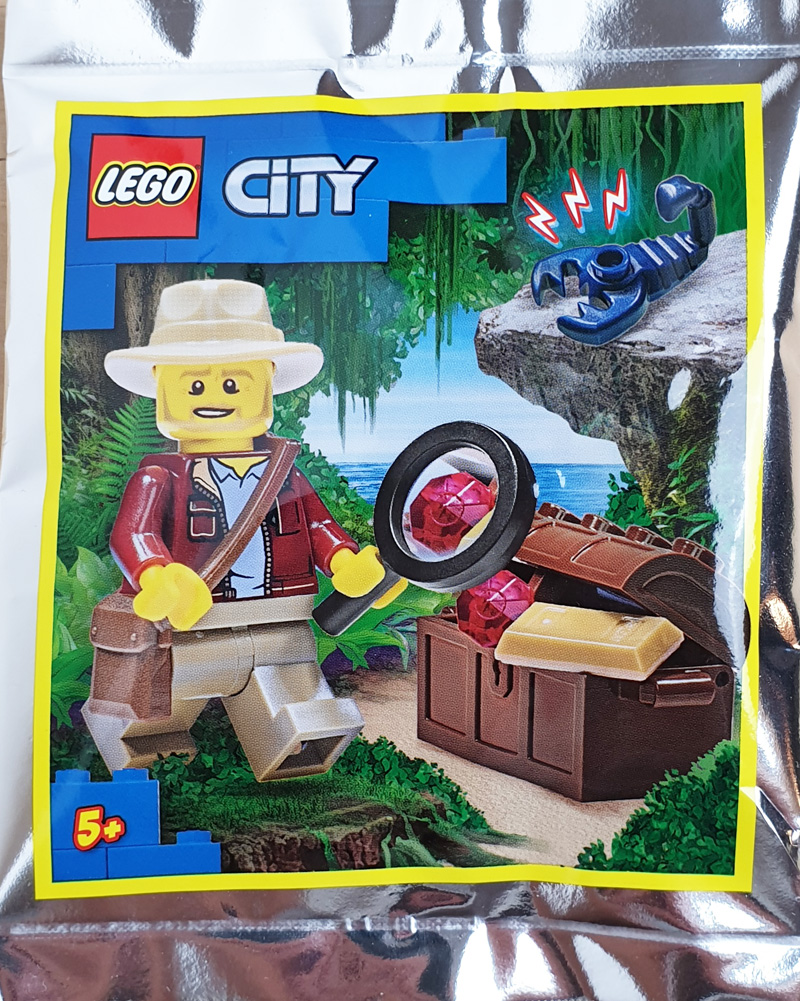 LEGO® City Magazin Nr. 34/2021 Foilpack mit Abenteurer