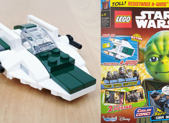 LEGO® Star Wars™ Magazin Nr. 77/2021 mit Resistance A-Wing™