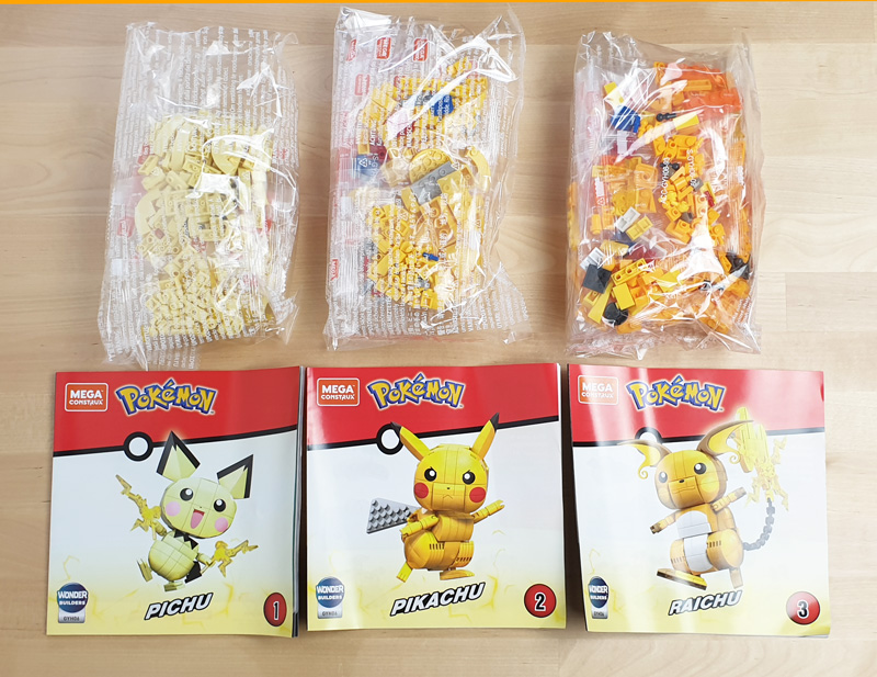 MEGA Construx Pokemon Evolution Trio Inhalt des Sets