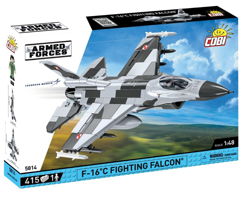 COBI F-16 Fighting Falcon 5814 polnische Version