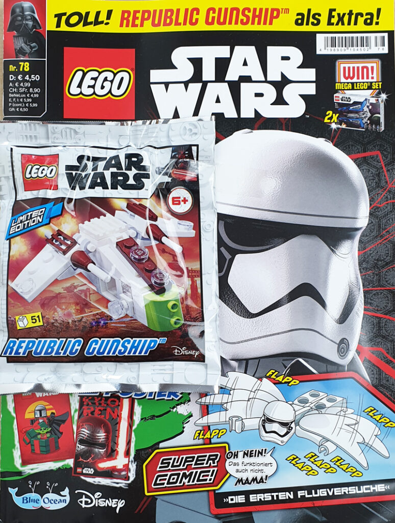 LEGO® Star Wars™ Magazin Nr. 78/2021 mit Republic Gunship™