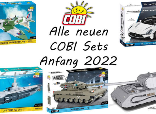 COBI zeigt alle neuen Sets für das erste Quartal 2022