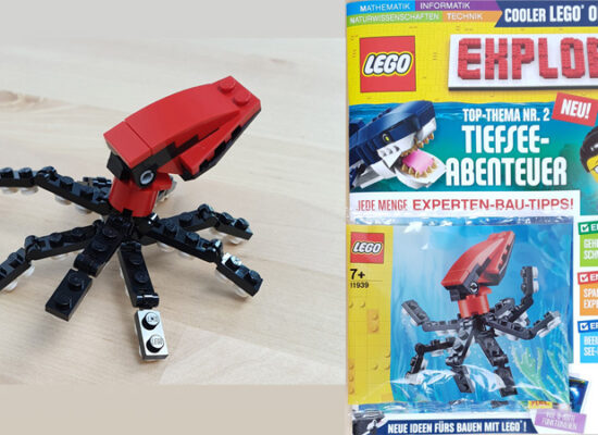 LEGO® Explorer Magazin Nr. 02/2020 mit Oktopus