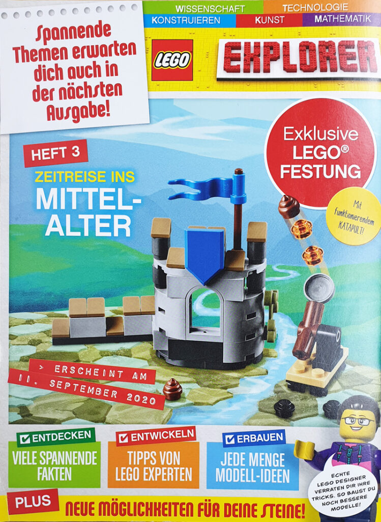 LEGO® Explorer Magazin Vorschau auf Ausgabe 3/2020
