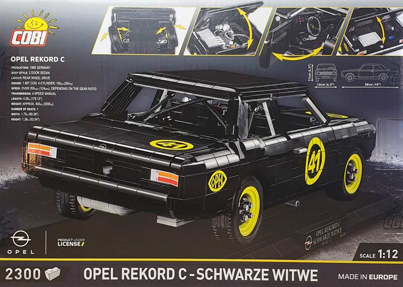 COBI Opel Rekord C Schwarze Witwe limitierte Ausgabe 24332