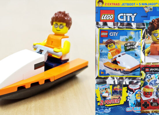 LEGO® City Heft Nr. 20/2020 mit Jetboot und Minifigur