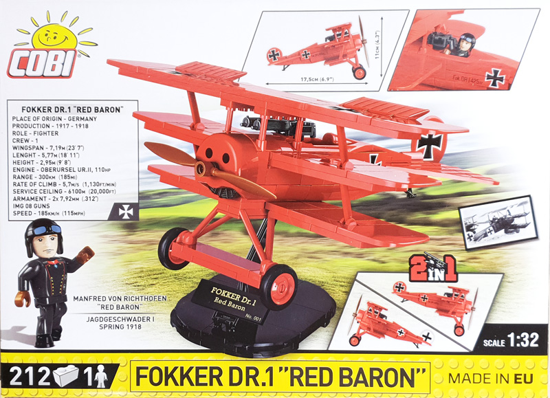 COBI Fokker Roter Baron Limitierte Edtiion 2985