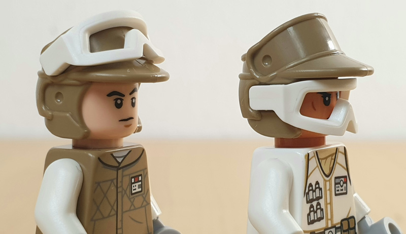 LEGO® Zubehör-Pack Verteidigung von Hoth 40557 Minifiguren Seitenansicht