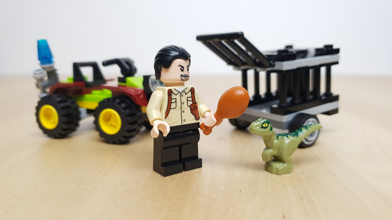 LEGO® Jurassic World™ Magazin Nr. 9 & 10 mit Vic Hoskins Minifigur und Dino-Spielset