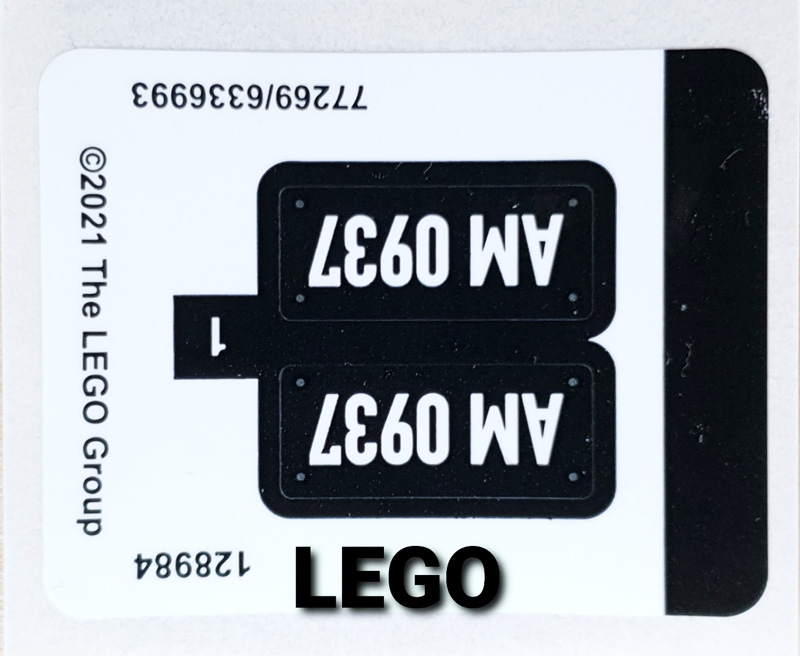 LEGO® Oldtimer 40448 Stickerbogen mit Easter Egg
