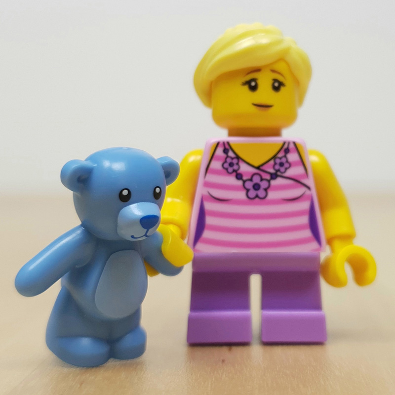 LEGO® Minifiguren im Blister 852766 kleines Mädchen mit Teddy