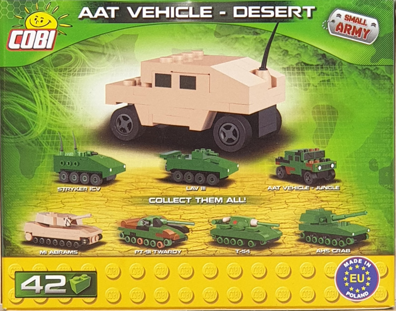 COBI Small Army AAT Vehicle 2244 Review Box Rückseite