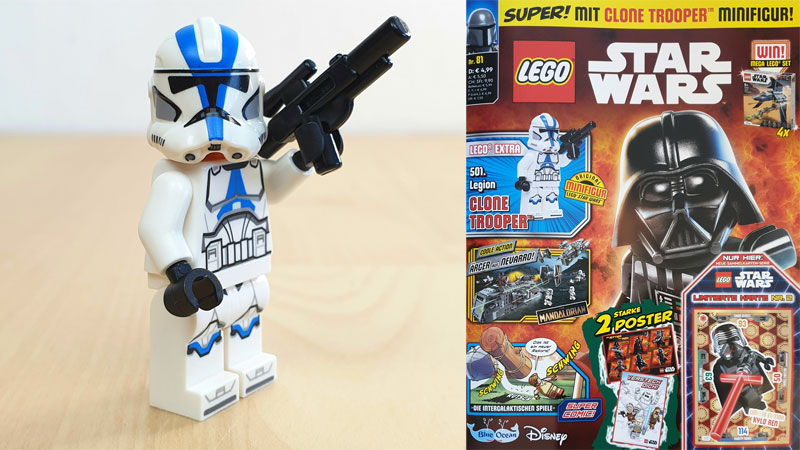 LEGO® Star Wars™ Magazin Nr. 81/2022 mit Clone Trooper der 501. Legion