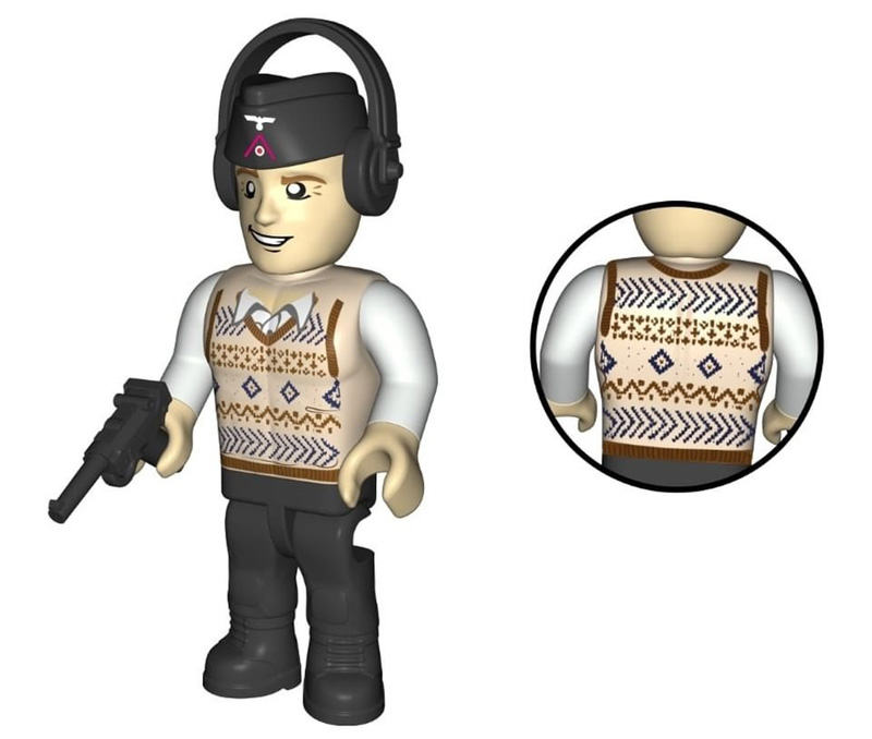 COBI Minifigur mit Pullover