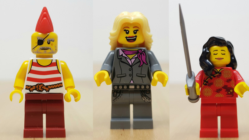 Exklusive LEGO-Minifiguren im Blister