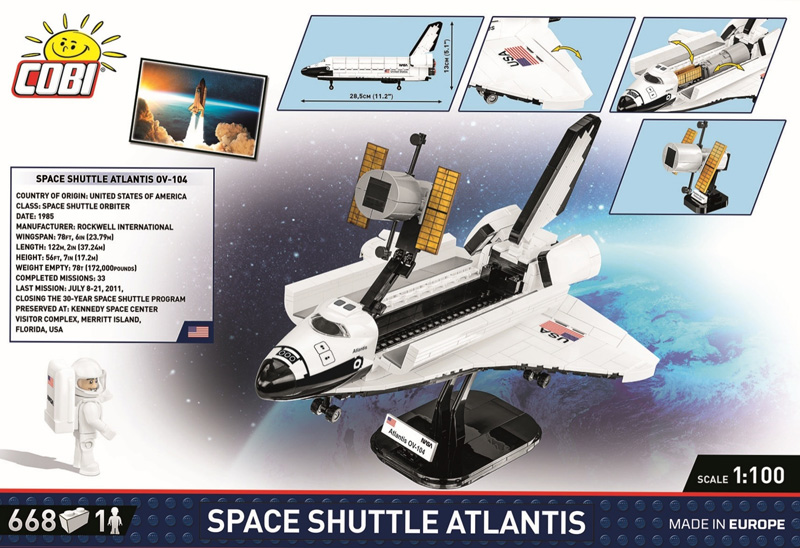 COBI Space Shuttle Atlantis