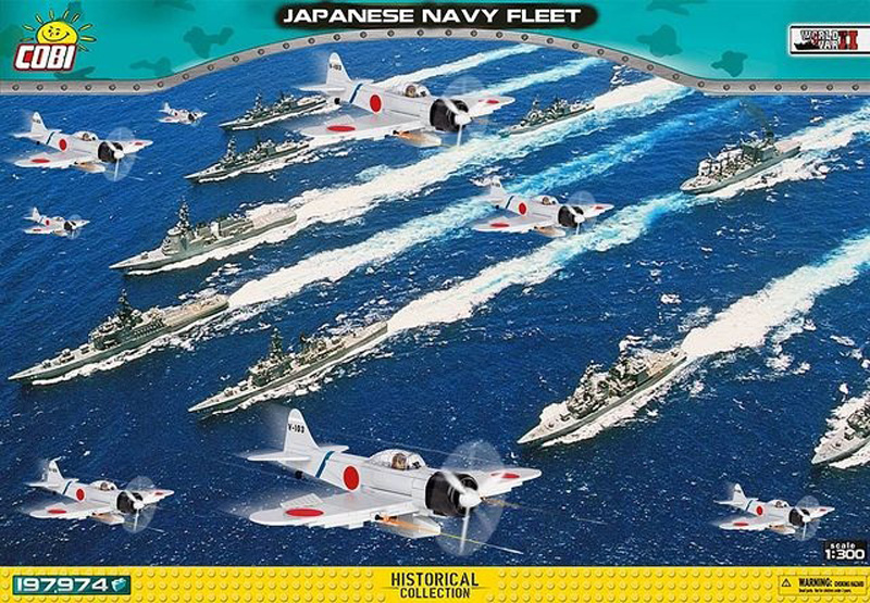 Knapp 200.000 Teile, die Japanese Navy Fleet