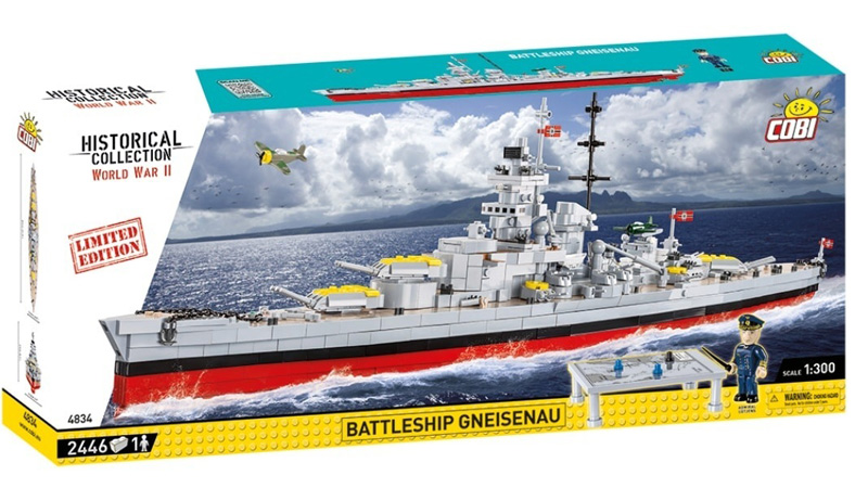 COBI Battleship Gneisenau Limited Edition 4834