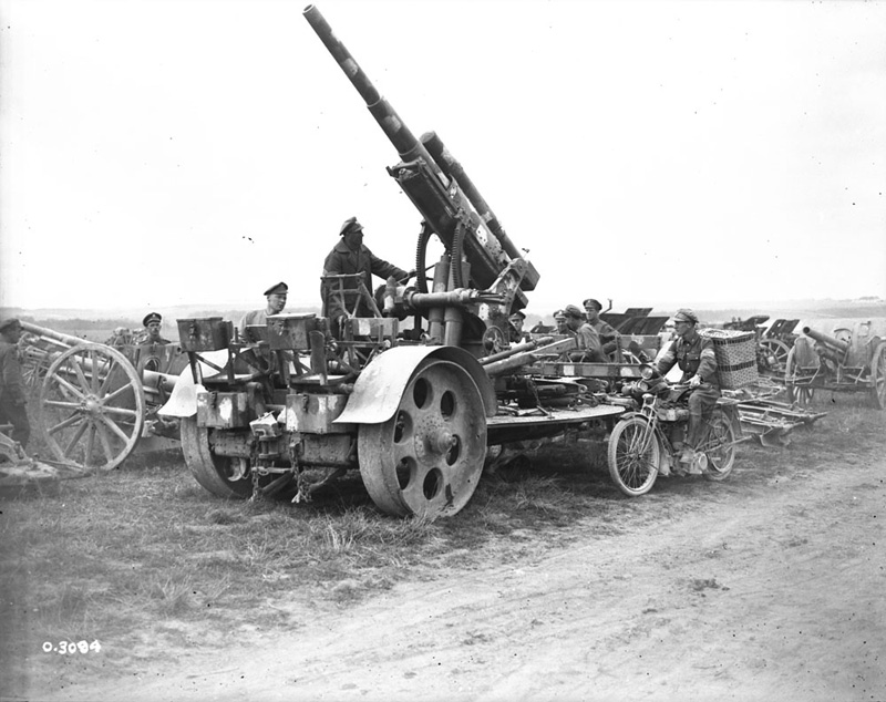 8.8cm Flak 18 Acht-Achter, Deutsche 8,8cm Flak, Erster Weltkrieg, 1918