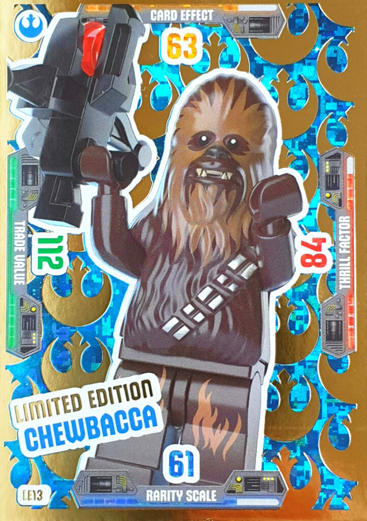 Chewbacca - limitierte Sammelkarte Nr. 13