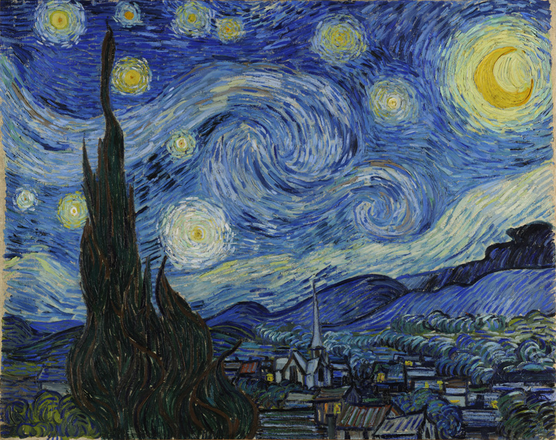 Vincent van Gogh Sternennacht