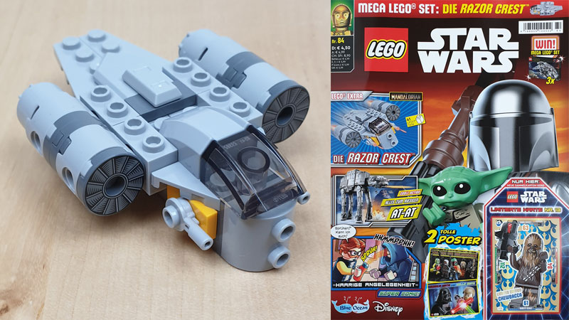 LEGO® Star Wars™ Magazin Nr. 84/2022 mit Razor Crest™