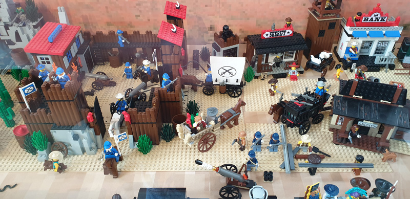 LEGO-Ausstellung BallinStadt 2022 Westernstadt