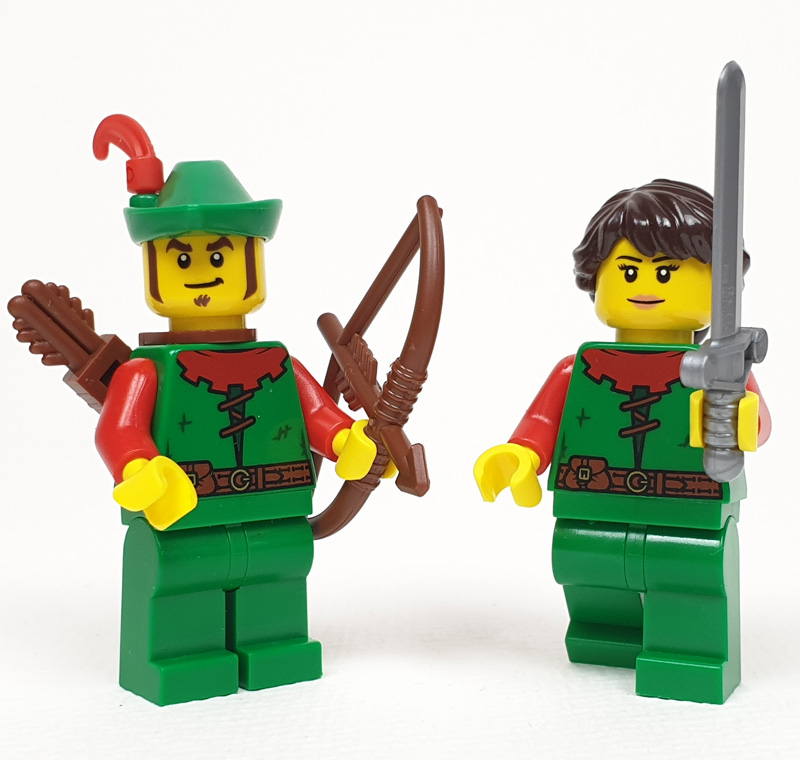 LEGO 40567 Forest Hideout: die Minifiguren / Forestman und Forestwoman