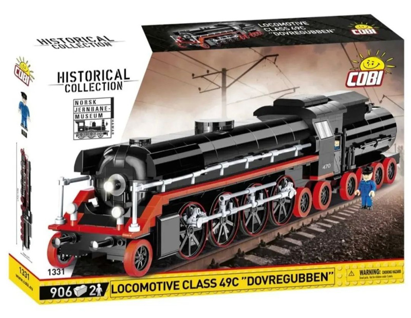 COBI Eisenbahn Locomotive Class 49C Dovregubben 1331