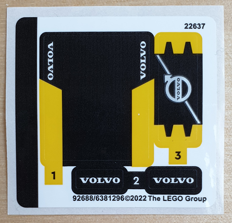 LEGO® Technic™ XXL-Magazin 1/2022 mit Volvo Radlader Stickerbogen