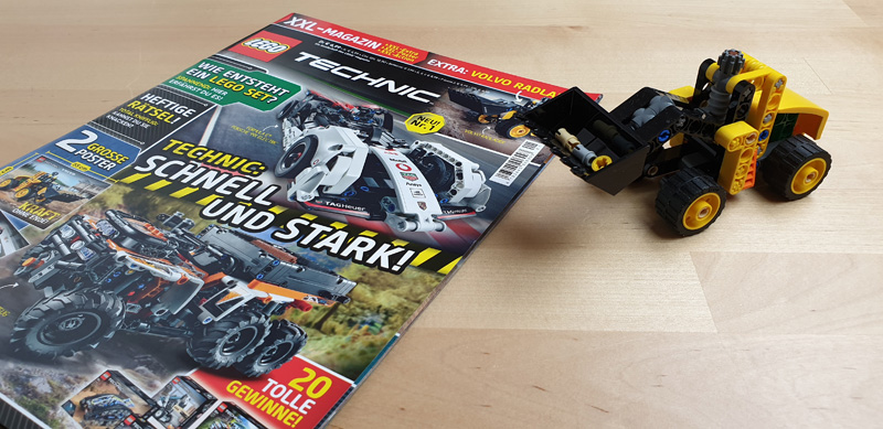 LEGO® Technic™ XXL-Magazin 1/2022 mit Volvo Radlader