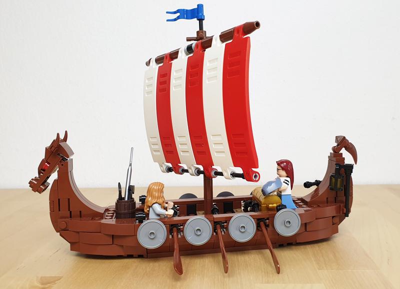 Wikinger-Langschiff von LesDiy (MOC-98225) mit Steine Kanal Sigfigs