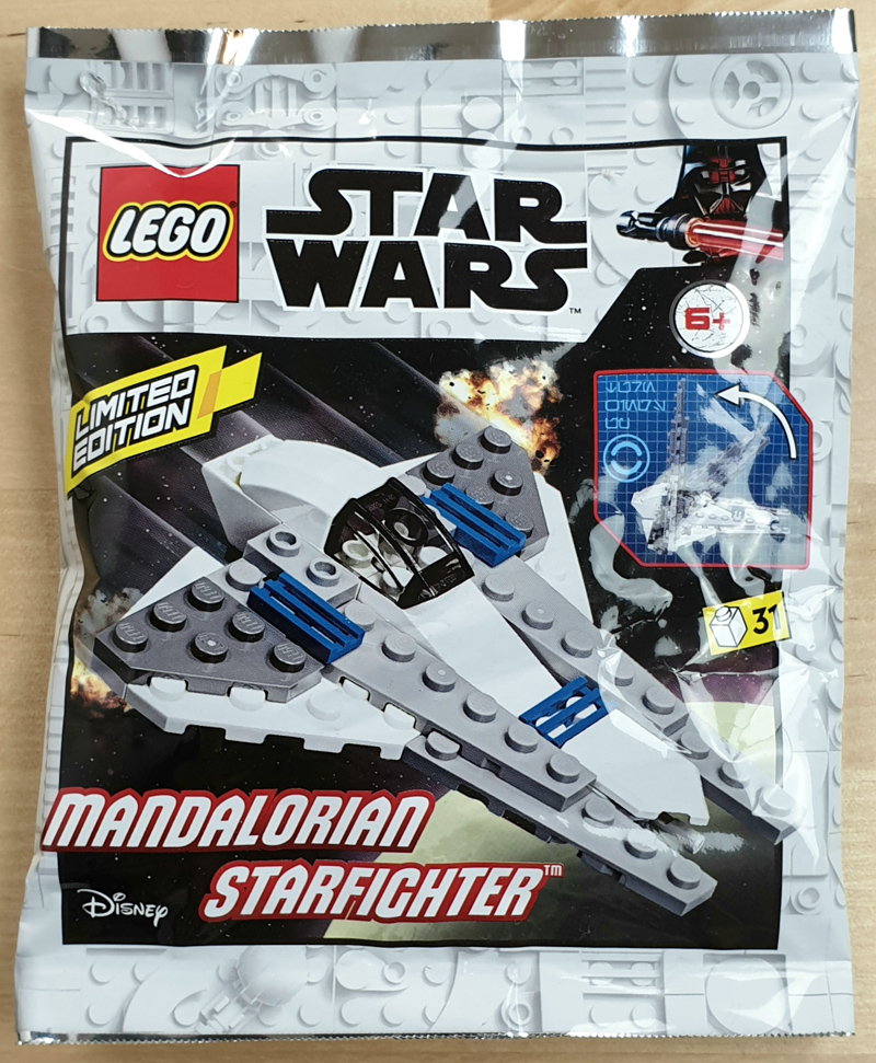 LEGO Star Wars Magazin 87 mit Mandalorian Starfighter Foilpack