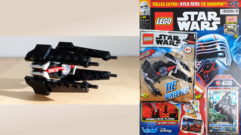 LEGO Star Wars Magazin 88 mit TIE Whisper Modell