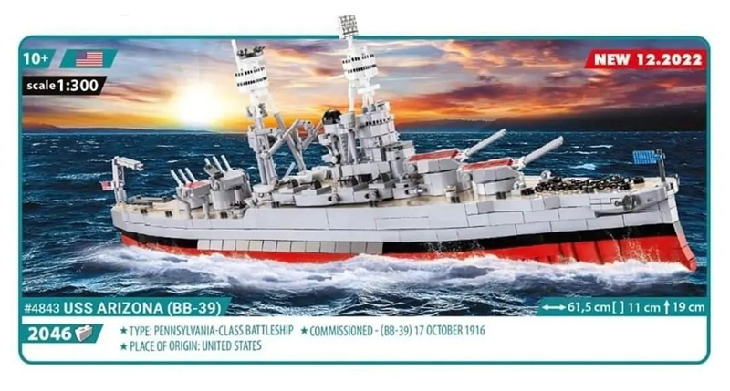 COBI USS Arizona 4843