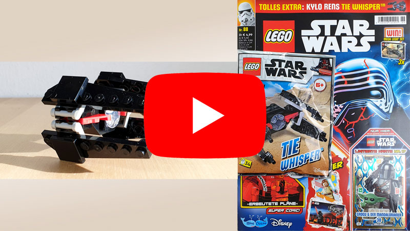 LEGO® Star Wars™ Magazin 88/2022 mit TIE Whisper™ Minimodell