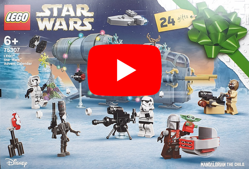 LEGO® Star Wars™ 75307 Adventskalender 2021 Inhalt als Video